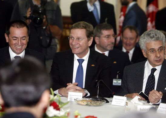 hamid karzai: Germany's Foreign Minister Guido Westerwelle