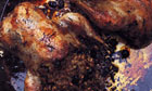 Roast pheasant stuffed with barley and golden sultanas recipe