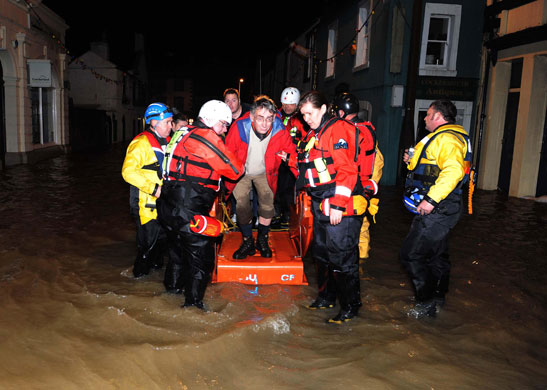 more wet weather: Flooding in Cockermouth, Cumbria 