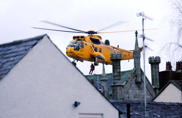more wet weather: Flooding in Cockermouth, Cumbria 