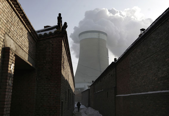 24 hours in pictures : coal-fired power plant on the outskirts of Datong, China