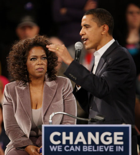 Oprah Gallery: Oprah Winfrey Joins Obama On Campaign Trail