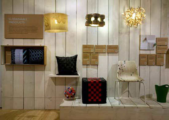 Geffrye Museum: Eco Home exhibition Domestic products made from sustainable materials