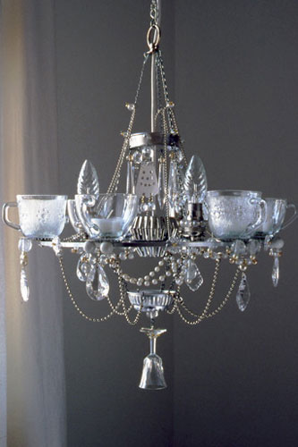 Geffrye Museum: Eco Home exhibition Chandelier by Madeleine Boulesteix 