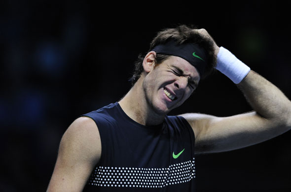 ATP World Tennis Finals: Juan Martin Del Potro is frustrated in the penultimate game of his defeat