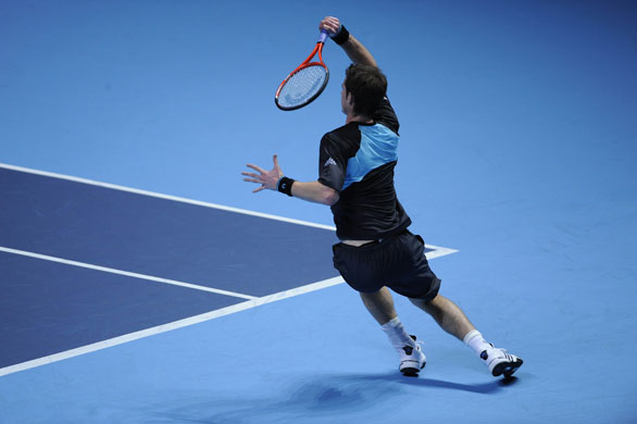 ATP World Tennis Finals: Andy Murray in action