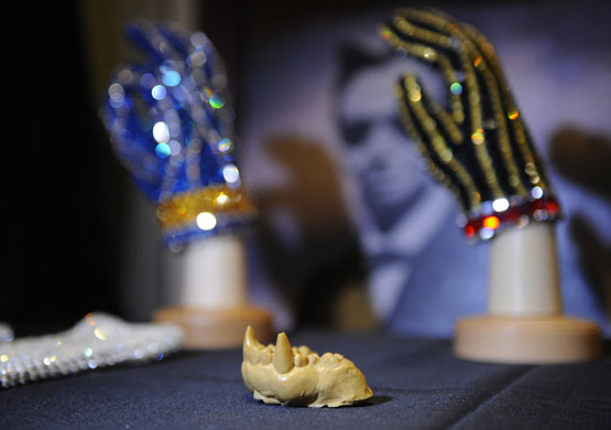 Michael Jackson auction: The upper dental mould used to fit Michael Jackson with fangs for Thriller