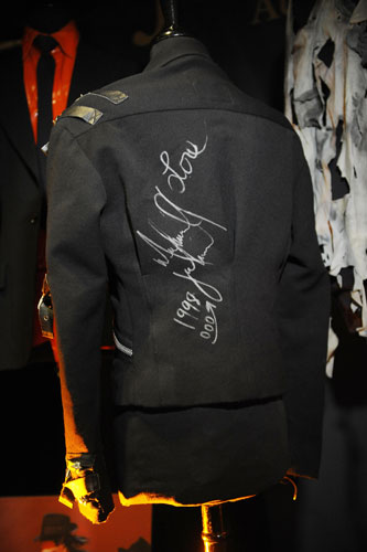 Michael Jackson auction: A signed black jacket from Michael Jackson's first tour as a solo artist