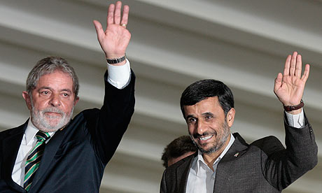 Luis Inácio Lula da Silva and Mahmoud Ahmadinejad in Brasilia