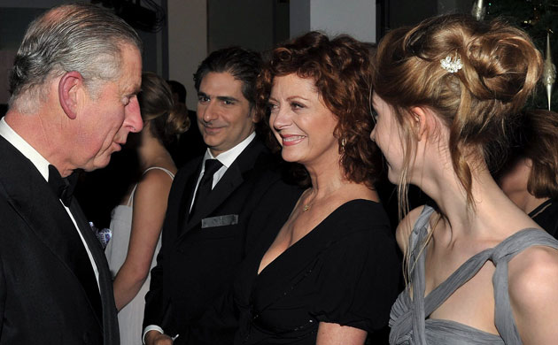The Lovely Bones premiere: The Lovely Bones premiere: Prince Charles and Susan Sarandon