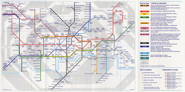 London Tube Map 2009. like a London tube map,