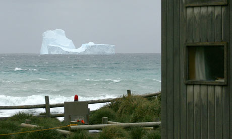Iceberg near Australia’s Macquarie Island