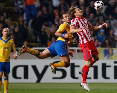 Wed champs 2: Chrisostomos Michail and Diego Forlan