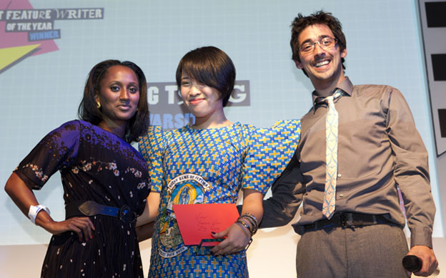 Student Media Awards: Student feature writer of the year winner Zing Tsjeng