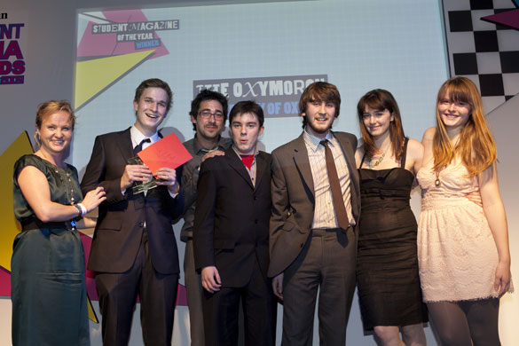 Student Media Awards: Student magazine of the year winner The Oxymoron