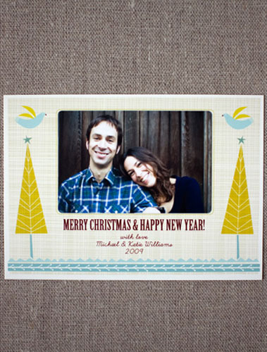 Christmas cards: Christmas gift guides cards: Hello Lucky card