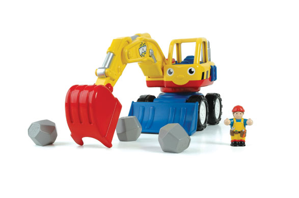 For kids: Digger toy