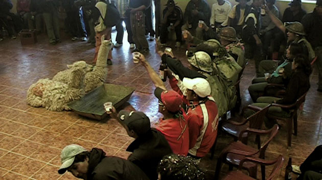 imagine art after: Monica Rubio, a still from Llama (2008)