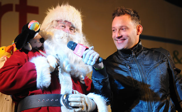 Nicolas Cage in Bath: Nicolas Cage Switches On The Bath Christmas Lights