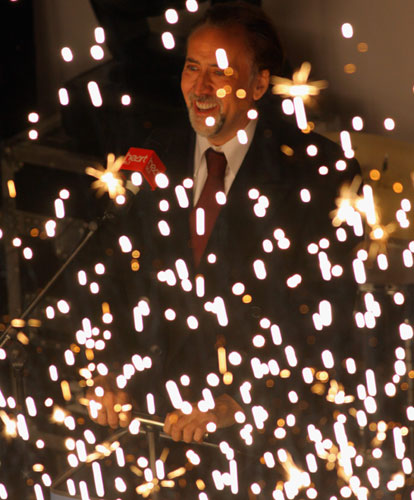 Nicolas Cage in Bath: Nicolas Cage Switches On Bath Christmas Lights