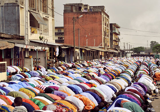 Eid al-Adha: IVORYCOAST-RELIGION-ISLAM-EID-PRAYERS