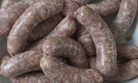 Tim Hayward's homemade sausages