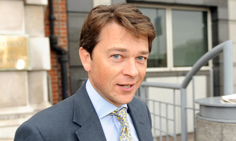  Tim Nicholson leaving an employment tribunal at Audit House, London