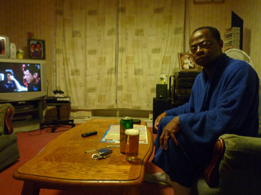 Kingsmead School: Sally's father Eugene in his dressing gown 