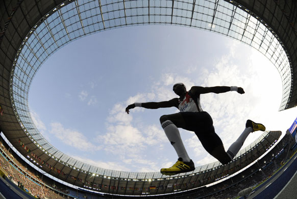 BBC Sports Personality: Great Britain's Phillips Idowu competes