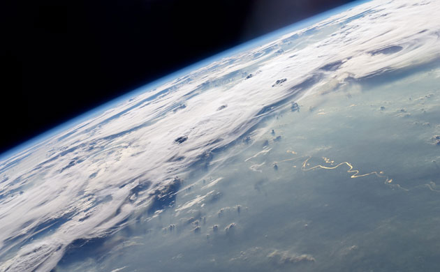 Satellite Eye on Earth: thunderstorms and numerous circular cloud patterns over Amazon