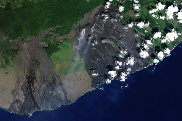 Satellite Eye on Earth: Hawaii's Kilauea Volcano