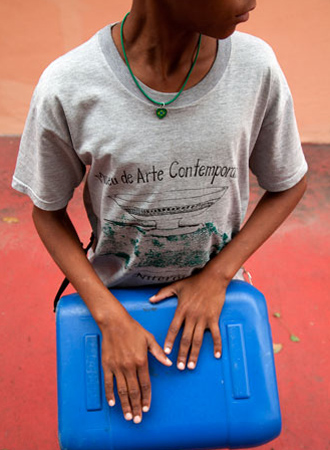World Aids Day Brazil drummer