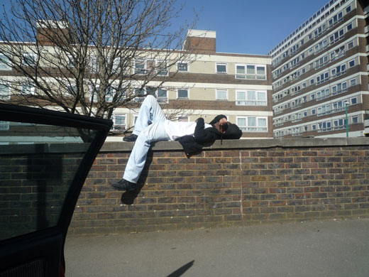Kingsmead: Resting on a wall by Tafari