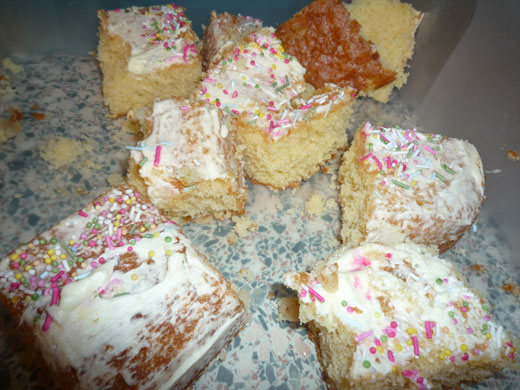 Kingsmead: Cake with sugar sprinkles by Zainab