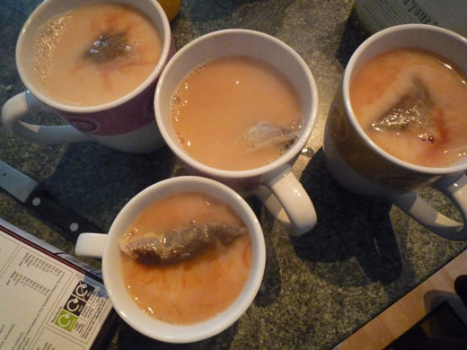 Kingsmead: Teabags in mugs by Melanie
