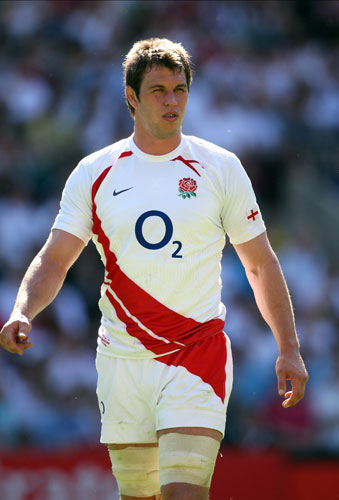 England Rugby Team: England's Louis Deacon