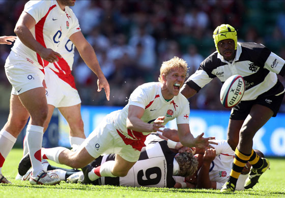 England Rugby Team: Lewis Moody releases under pressure