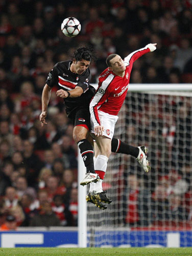 Champions League football: UEFA Champions League - Group H - Arsenal v AZ Alkmaar - Emirates Stadium