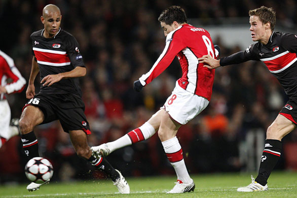 Champions League football: UEFA Champions League - Group H - Arsenal v AZ Alkmaar - Emirates Stadium