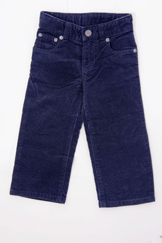 Children's clothes: Blue corduroy trouser from Gap Kids