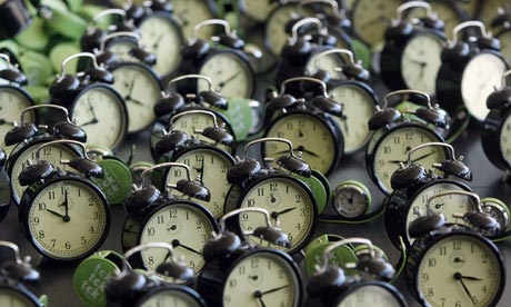 Clocks tck tck tck by Global Campaign for Climate Action at the Barcelona UN Climate Talks