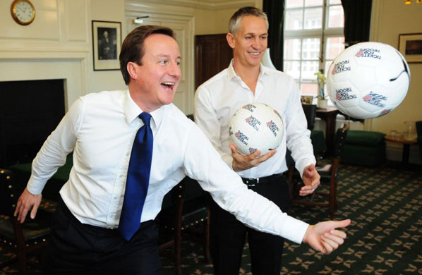 Andrew Parsons Propaganda: David Cameron and Gary Lineker Tout Tickets For Troops Program