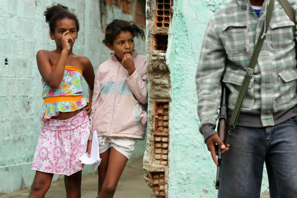 Slums in Rio De Janeiro: Drug traffic 