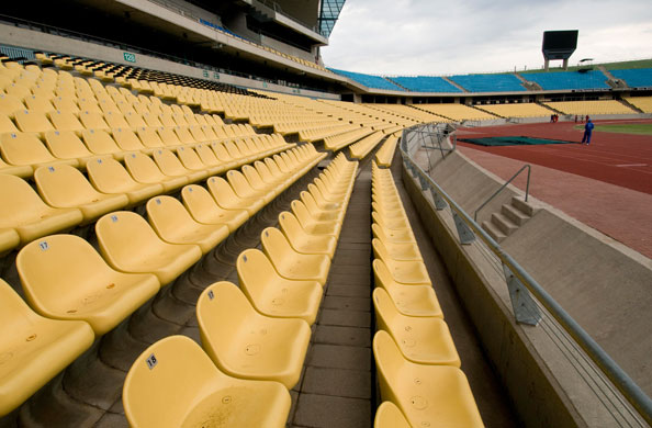 Royal Bafokeng Sports: Some of the 45,000 seats inside the stadium 