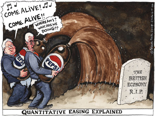 06.11.09: Steve Bell on the Bank of England's extension of quantitative easing