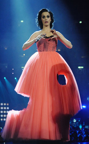 Katy Perry's Dresses: Katy Perry at the MTV Europe Music Awards 2009