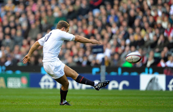 England v Australia: Jonny Wilkinson opens the scoring with a drop goal 