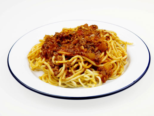School dinners: Spaghetti Bolognese