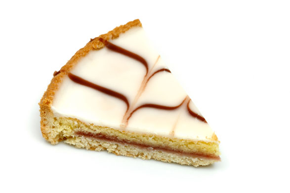 School dinners: Bakewell tart