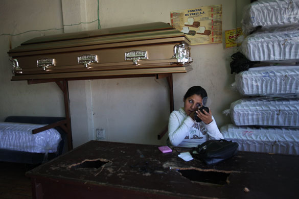 Guatemala morticians: Glendy Maldonado, an embalmer and assistant at Valle del Sol funeral home